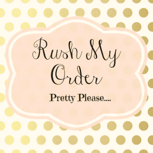 rush my order